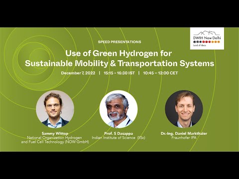 Use of green hydrogen for sustainable mobility and transportation systems