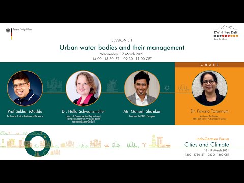 Session 3.1: Urban water bodies and their management